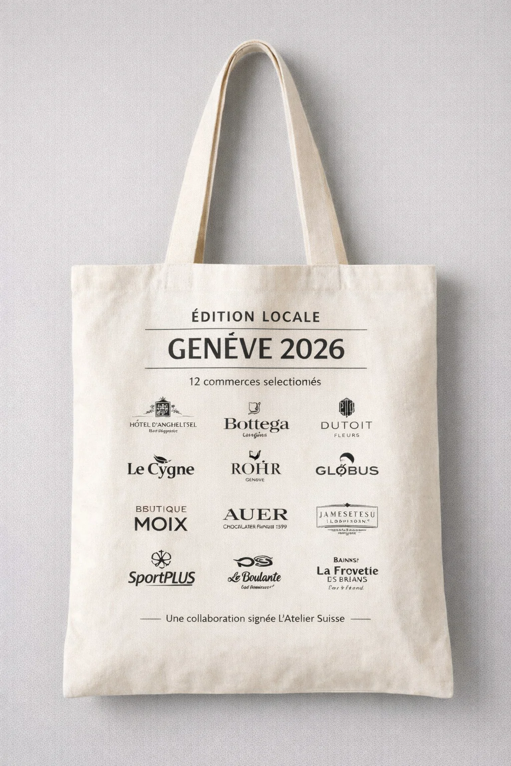 Tote bag Signature Locale — Lausanne 2026